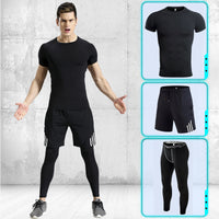 Men’s Performance Training Set Shirt & Compression Tights